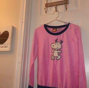 SALE Peanuts fleece snoopy